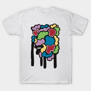 Multicoloured Sheep T-Shirt